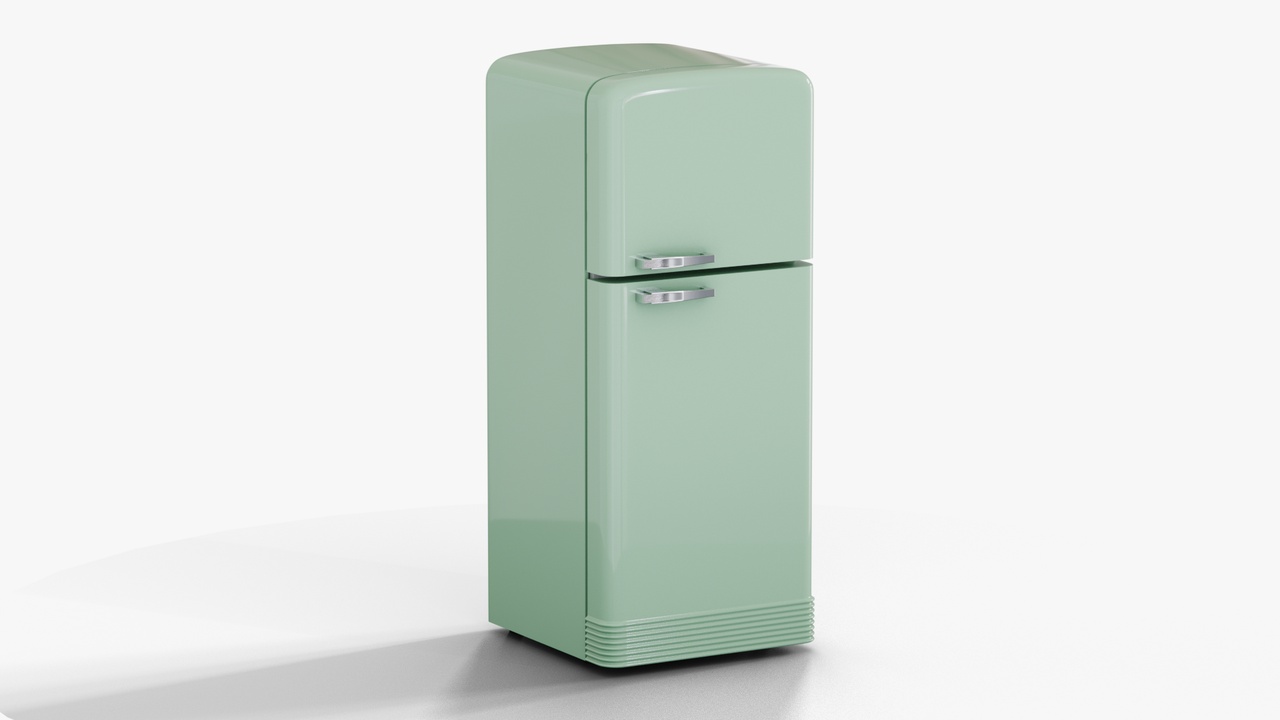 Media 1 for listing Retro Fridge Mint