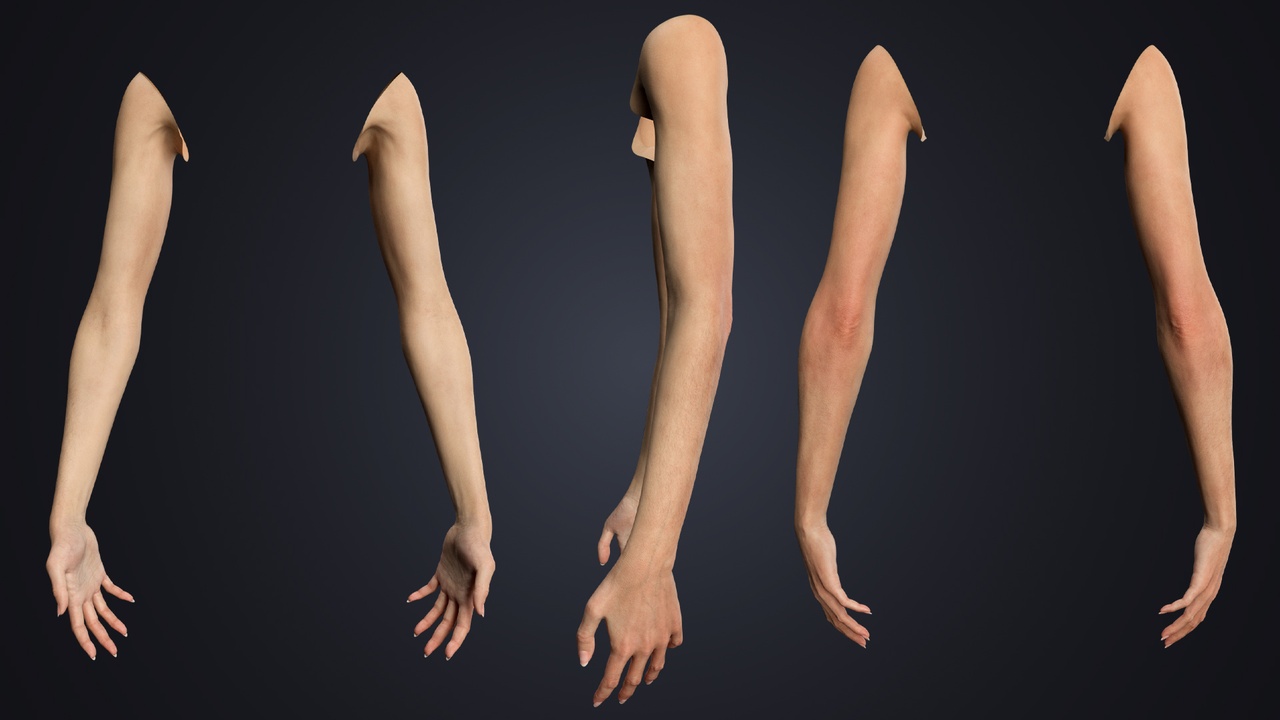 Arm Texture Realistic Female Arms | Customizable Edition | Fab