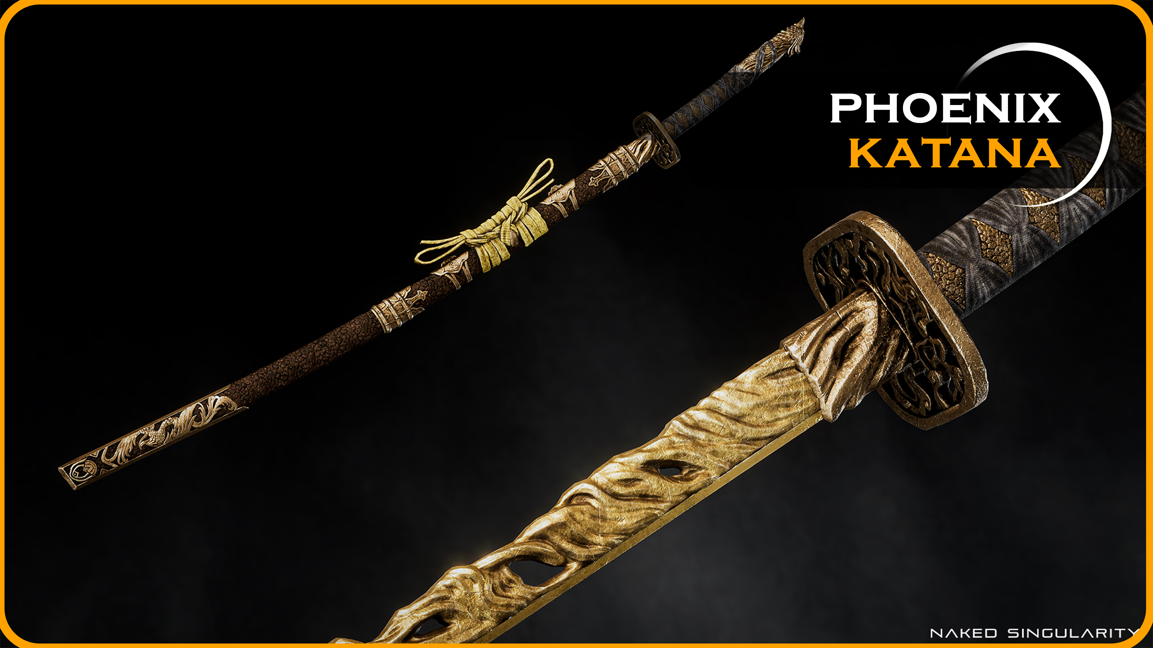 Phoenix Katana - Japanese Fantasy swords | Fab