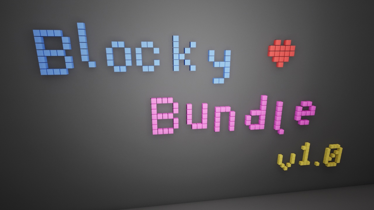 File multimediali per l'articolo Blocky Bundle: 1