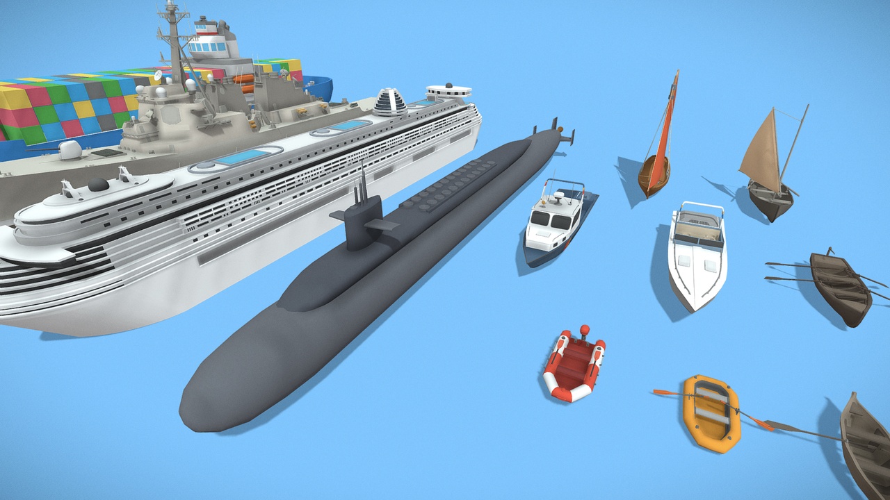Vehicle Pack - Water Transportation ilanı için 1. medya