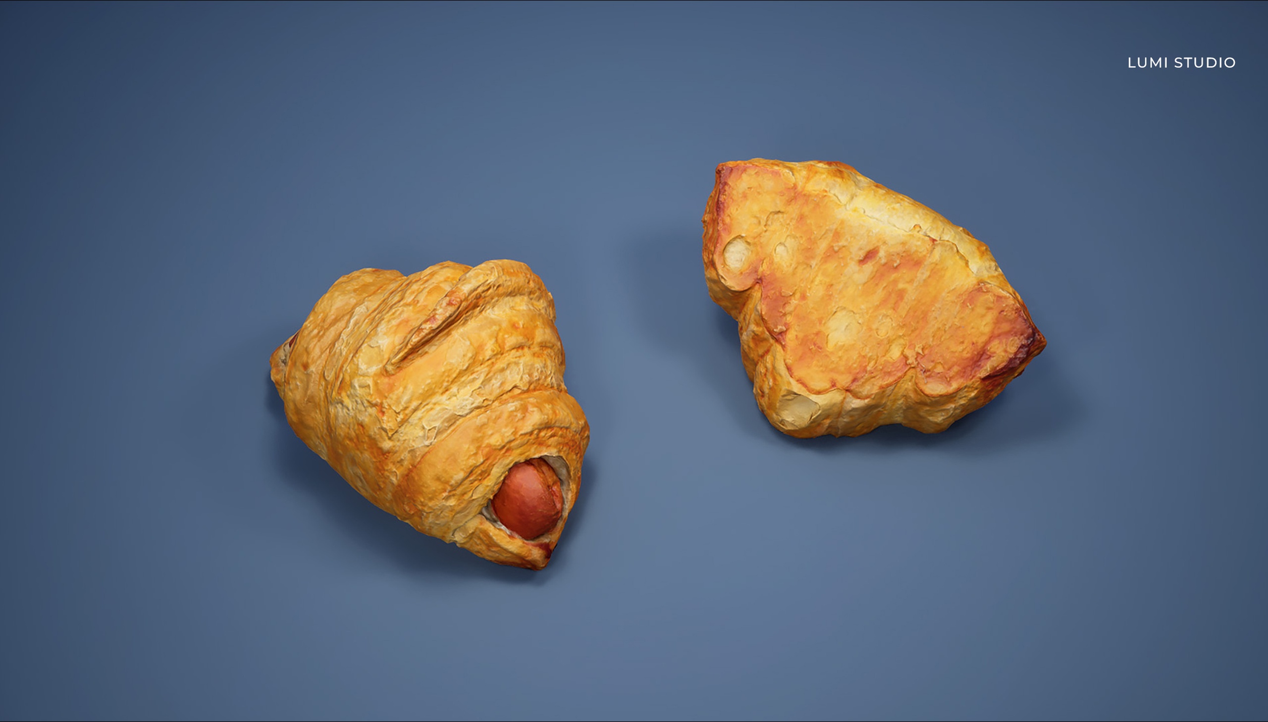 Croissant with sausage 제품 등록을 위한 미디어 1개