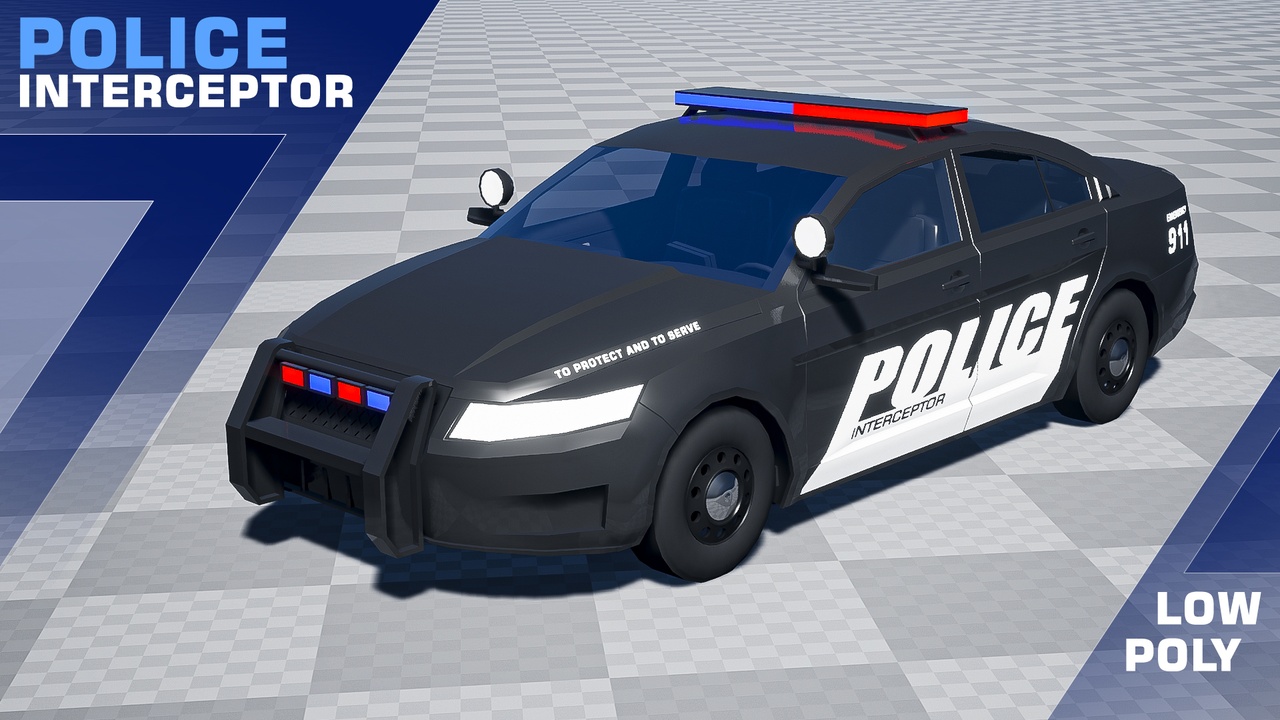 Media 1 for listing Drivable Police Car INTERCEPTOR