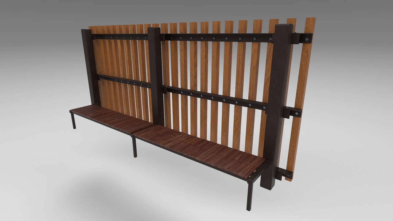 出品Trendy Fence With Integrated Chairのメディア1