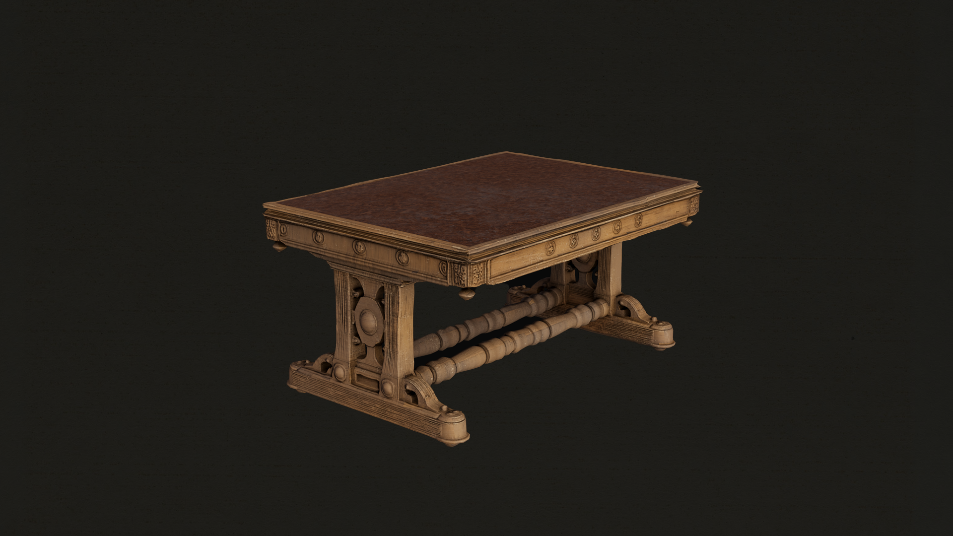 Medieval Table Furniture 03 | Fab