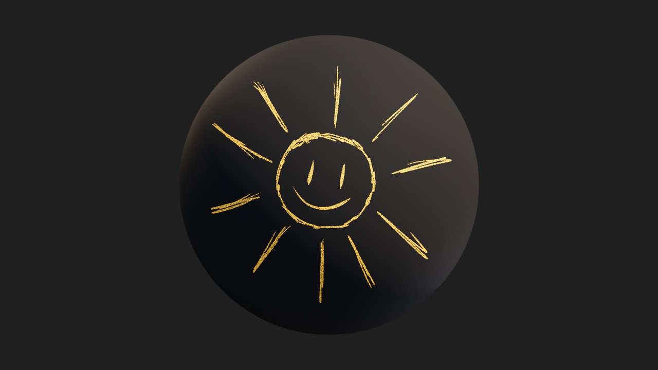 Media 1 for listing Sun Chalk Drawing