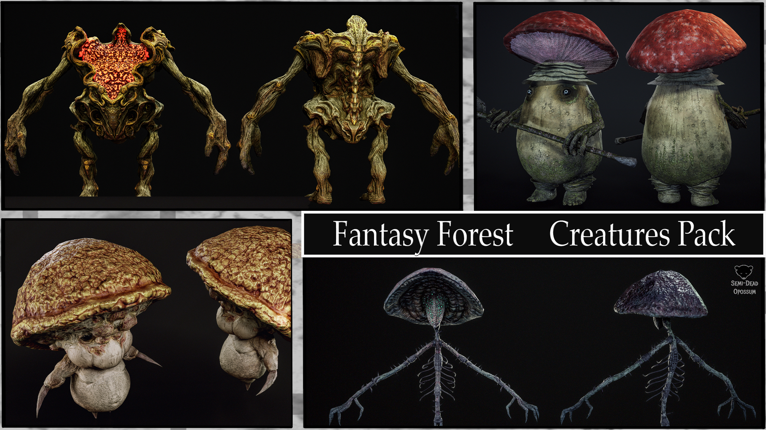 Fv Creatures Fantasy Forest Creatures Pack | Fab