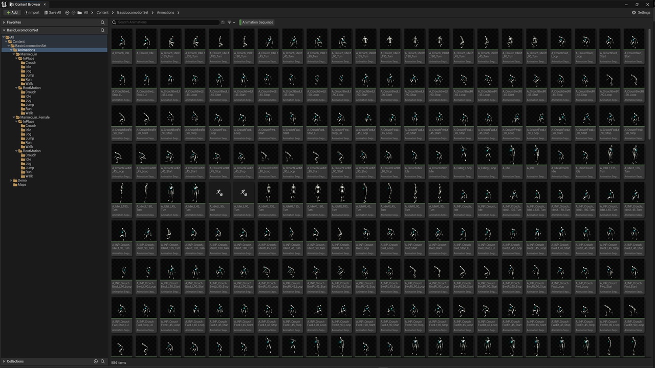 Basic Locomotion Set