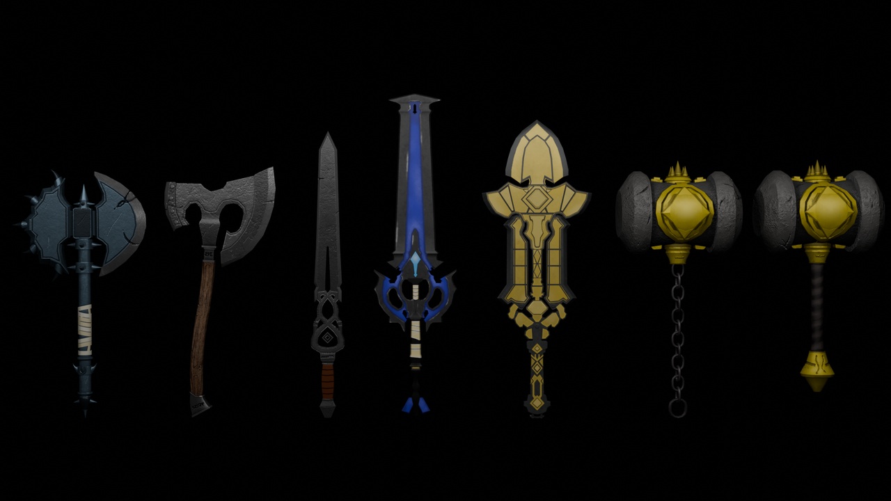 Media 1 for listing Fantasy Weapons Pack