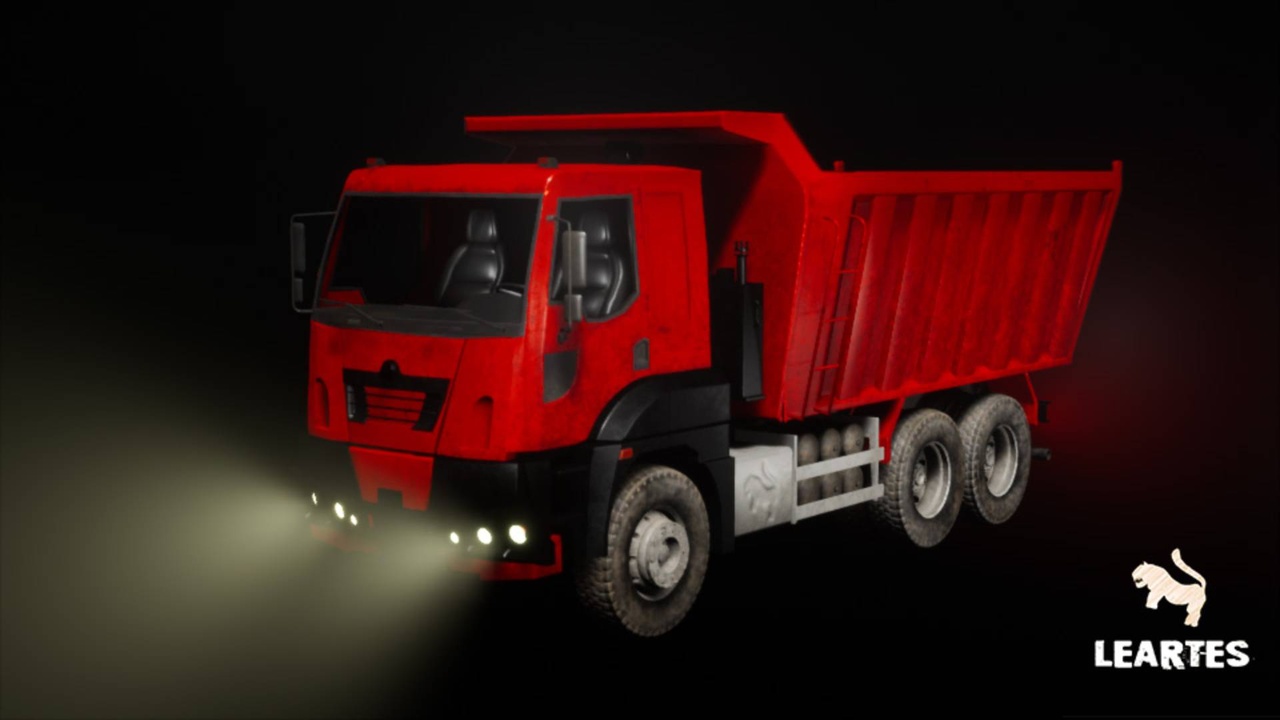 商品 Driveable / Animated Construction Truck 02 (Driveable Construction Truck Truckk) 的媒体 1