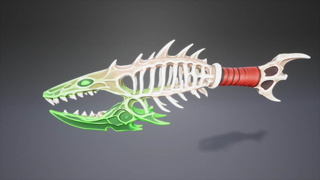 Media 1 for listing Stylized Fishbone Greatsword