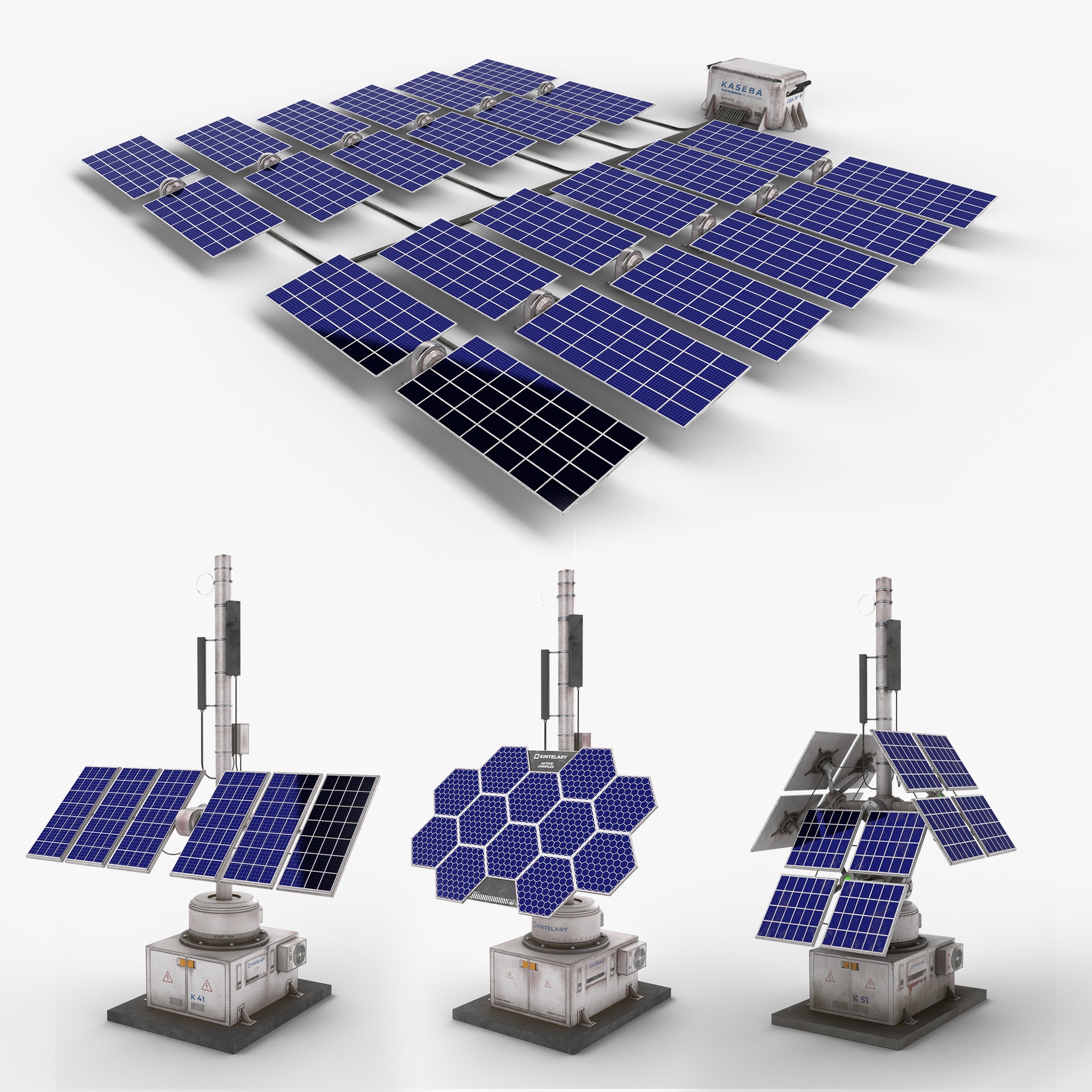 Media 1 for listing Solar panels SET for Games 8K Textures