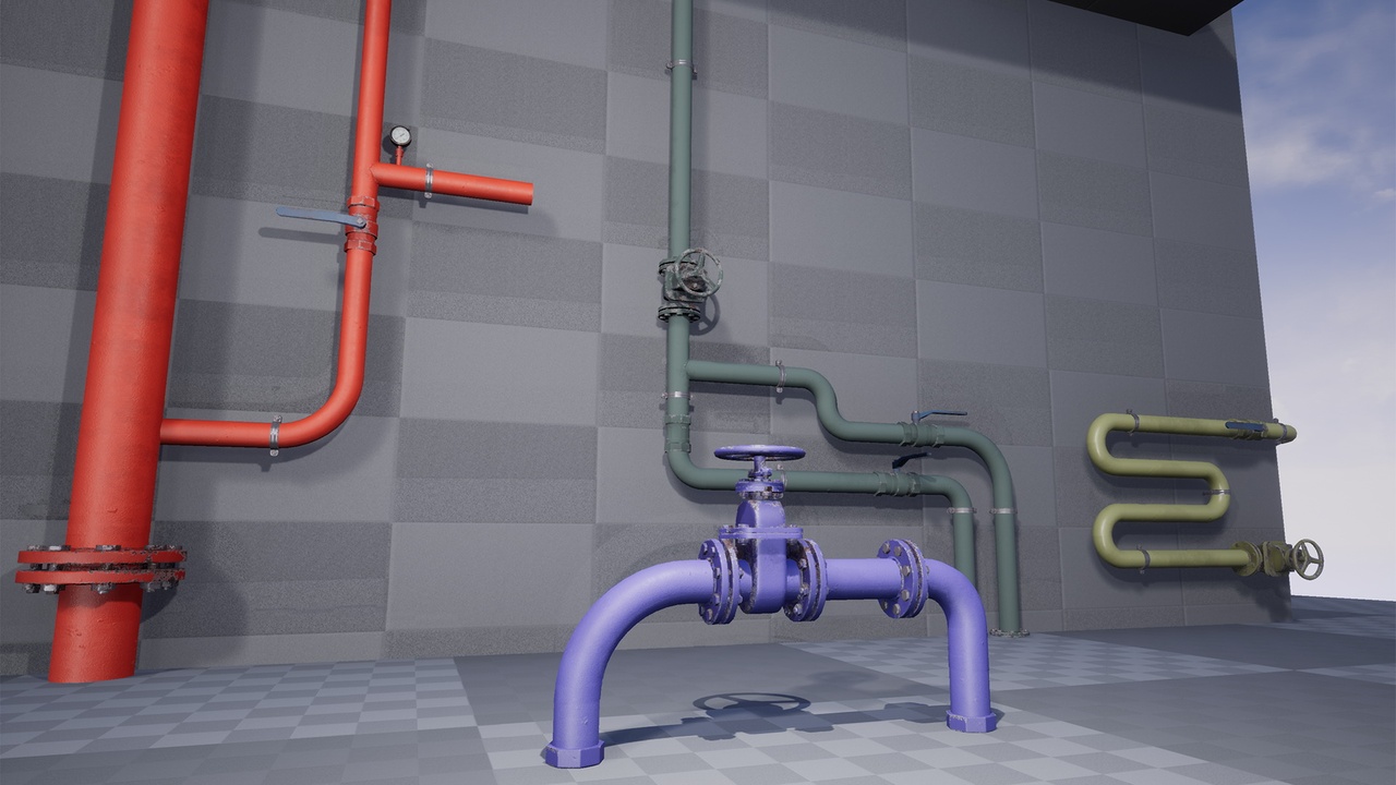 الوسائط 1 للقائمة Modular Pipes