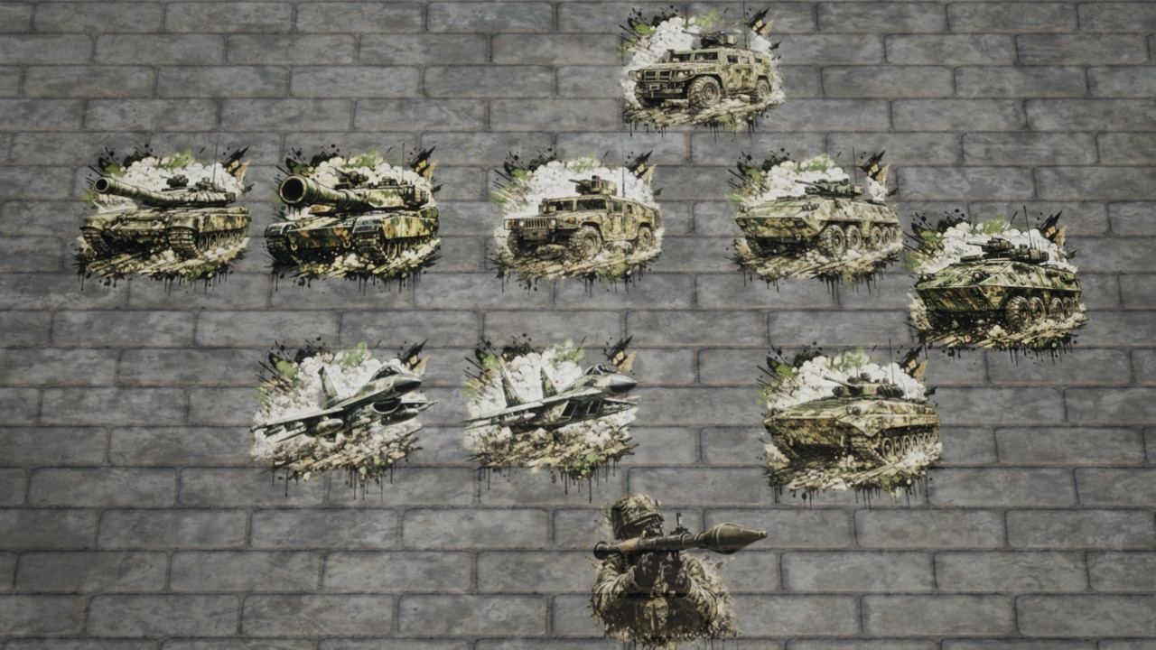 Media 1 for listing Military Art Decals Vol.1