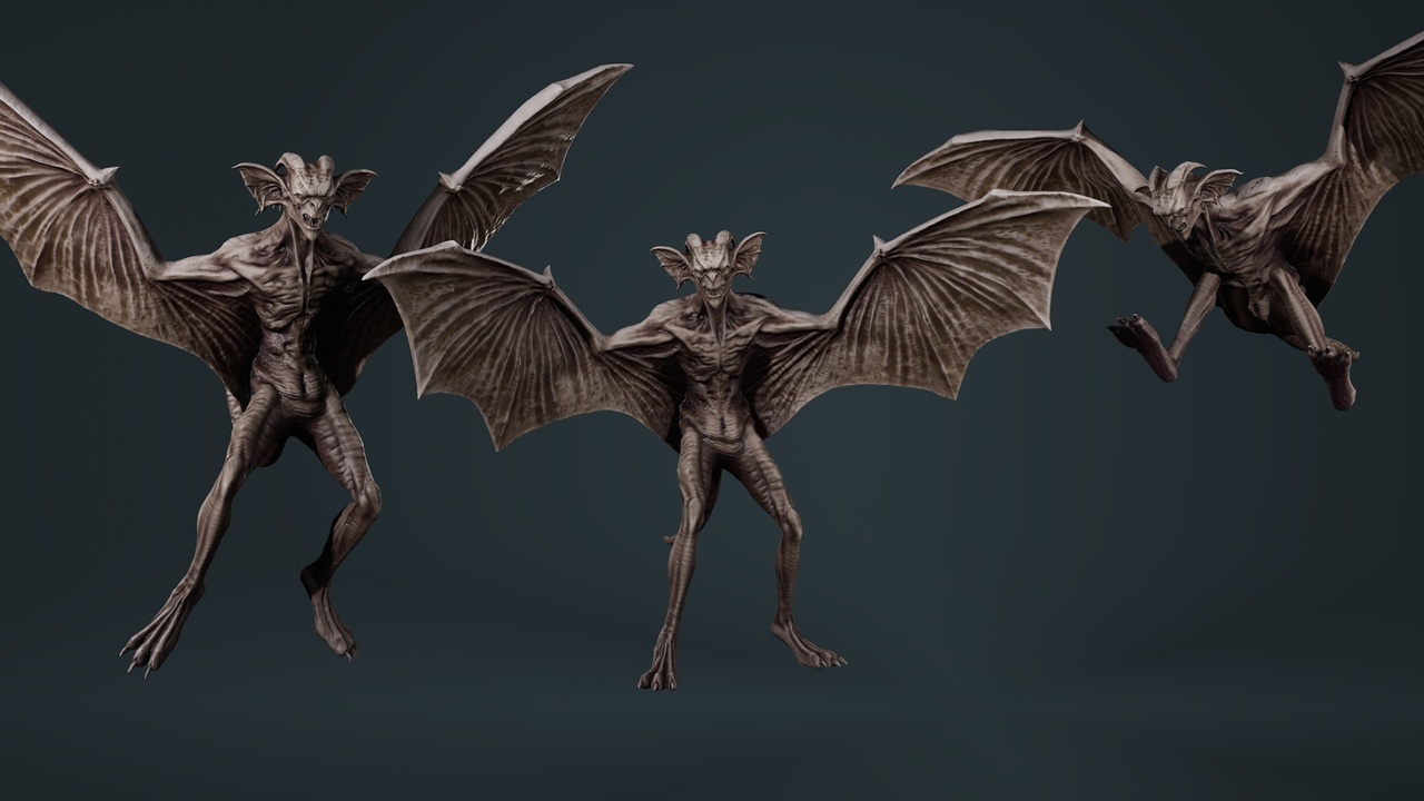 Media 1 for listing Bat Demon Gargoyle