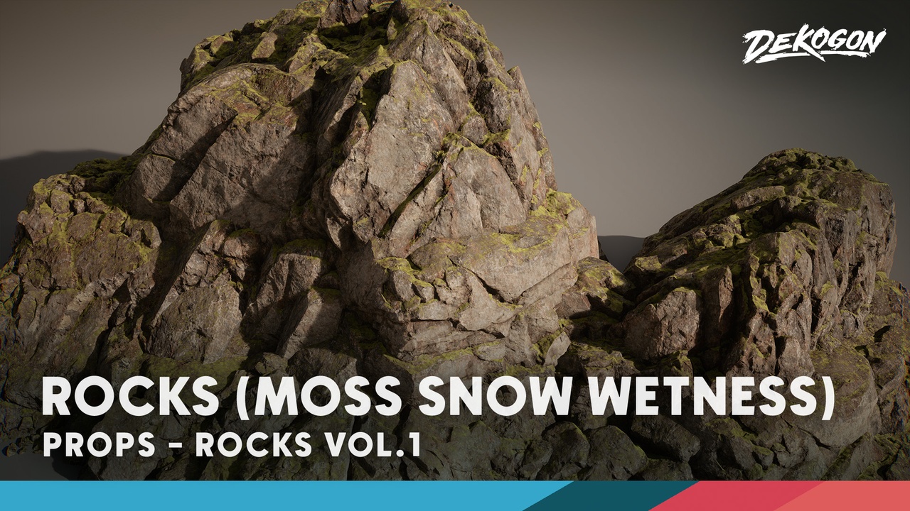 Media 1 for listing Rocks VOL.1 - Snow, Wetness, Moss (Nanite)