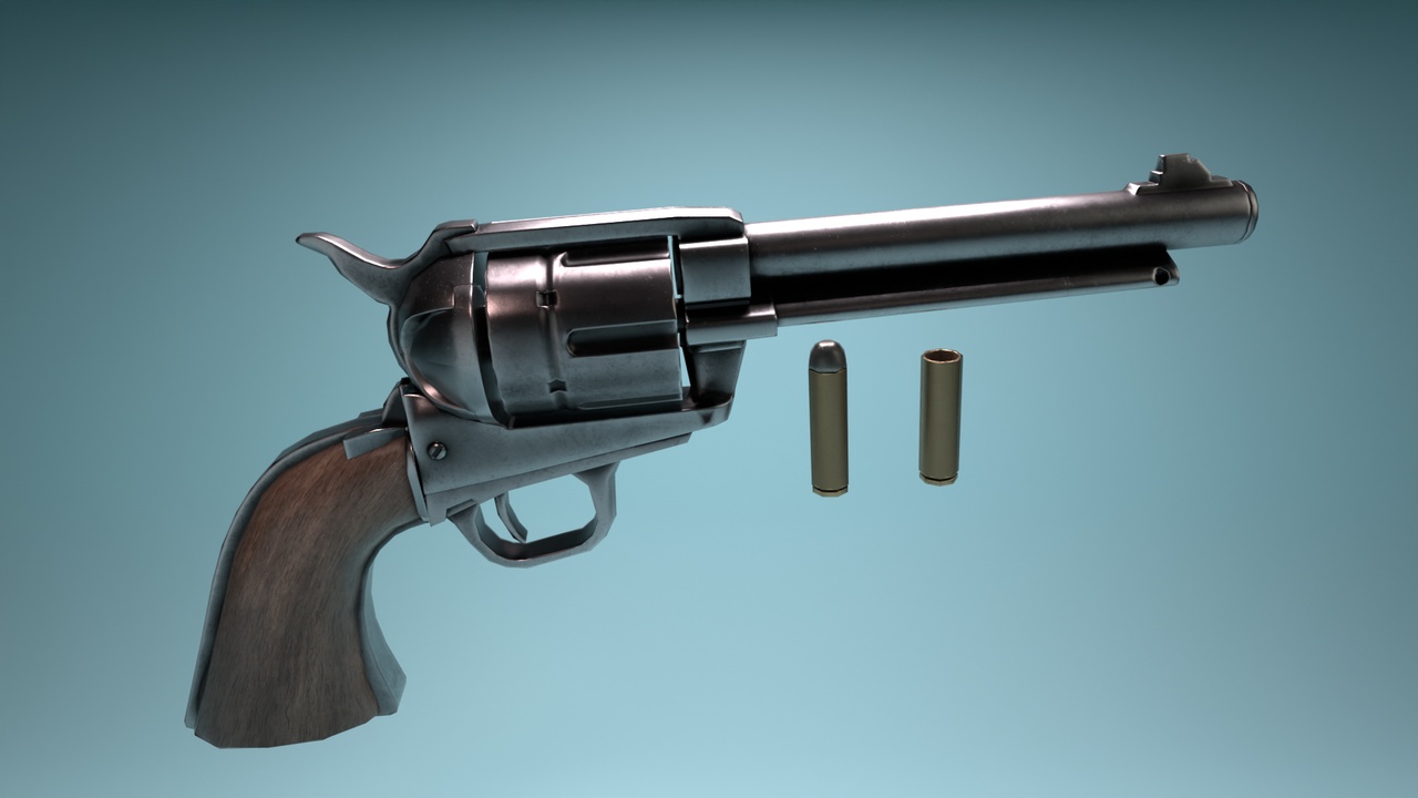 Media 1 for listing Realistic revolver