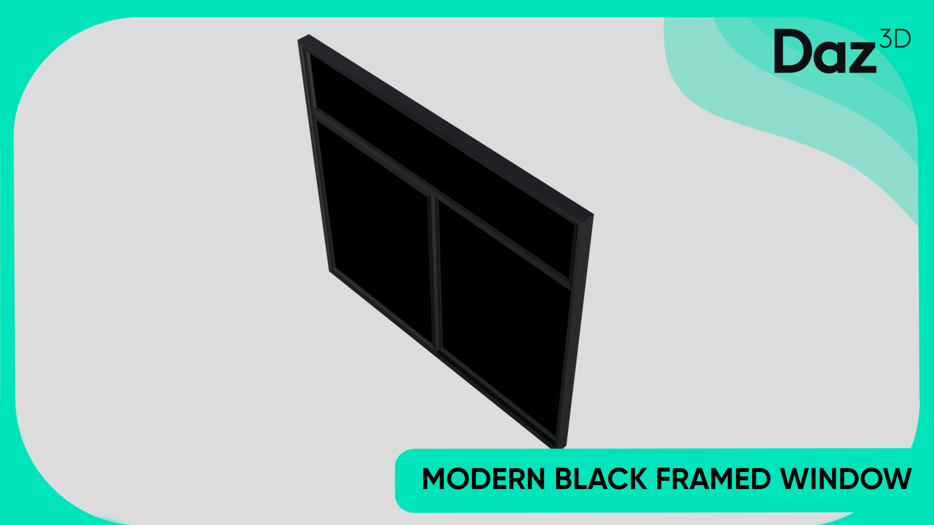 Modern Black Framed Window | Fab