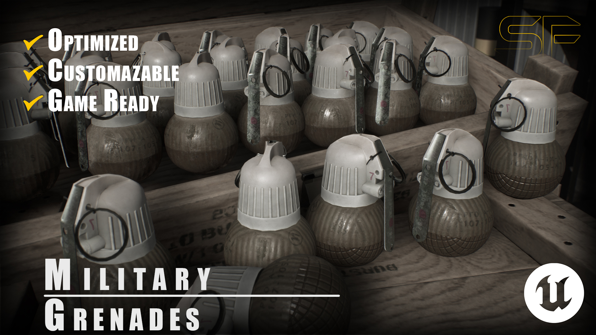 Grenade Pack [SoftField] | Fab
