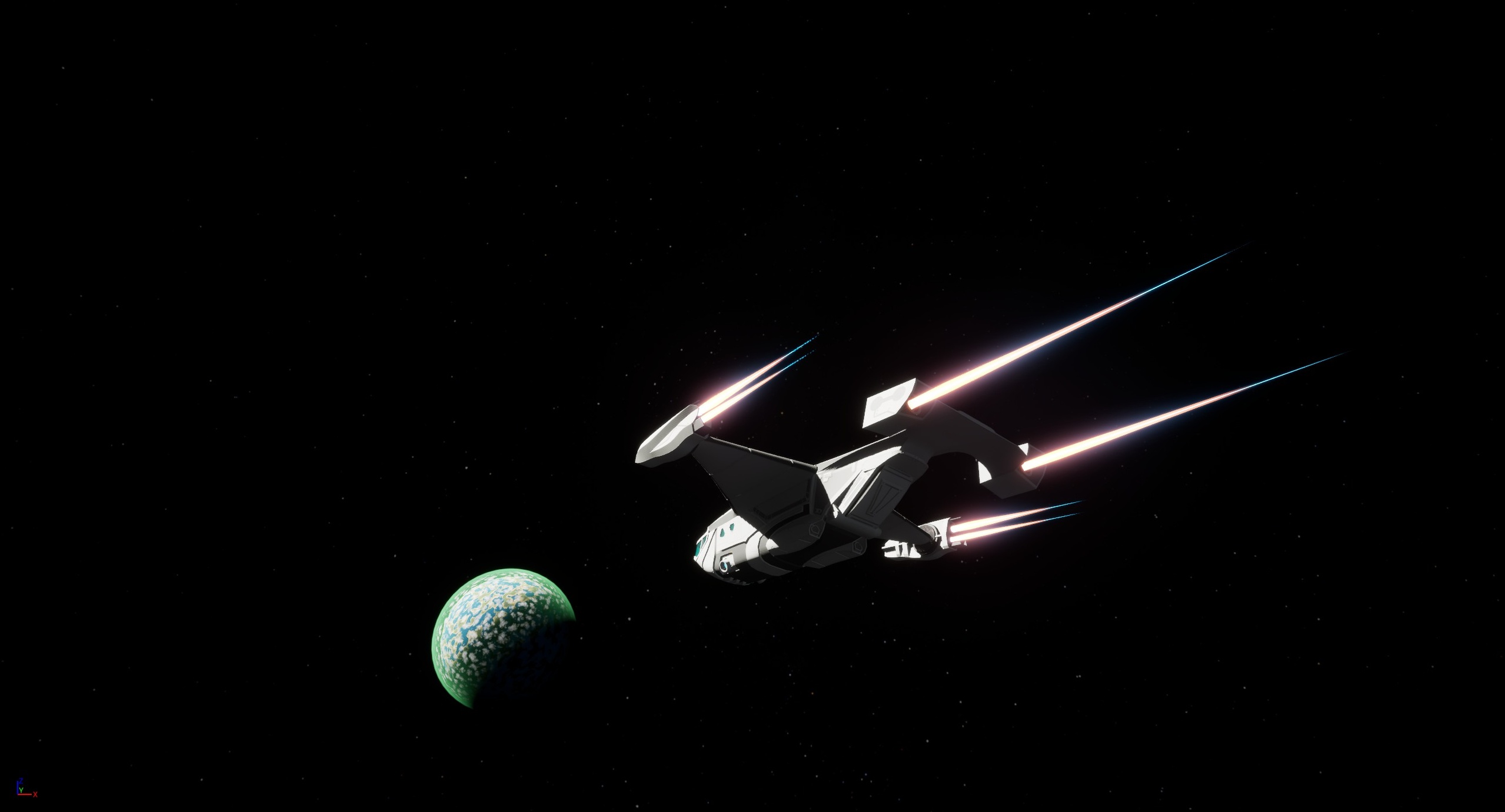Media 1 for listing SpaceKit — Space Game Template | Planet-to-Planet, Spacewalk, Board & Fly | UE5