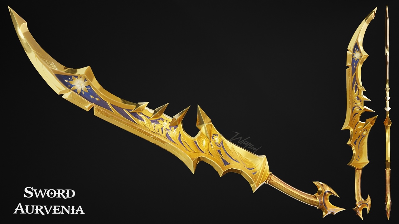 Media 1 for listing Sword Aurvenia [Stylized Fantasy]