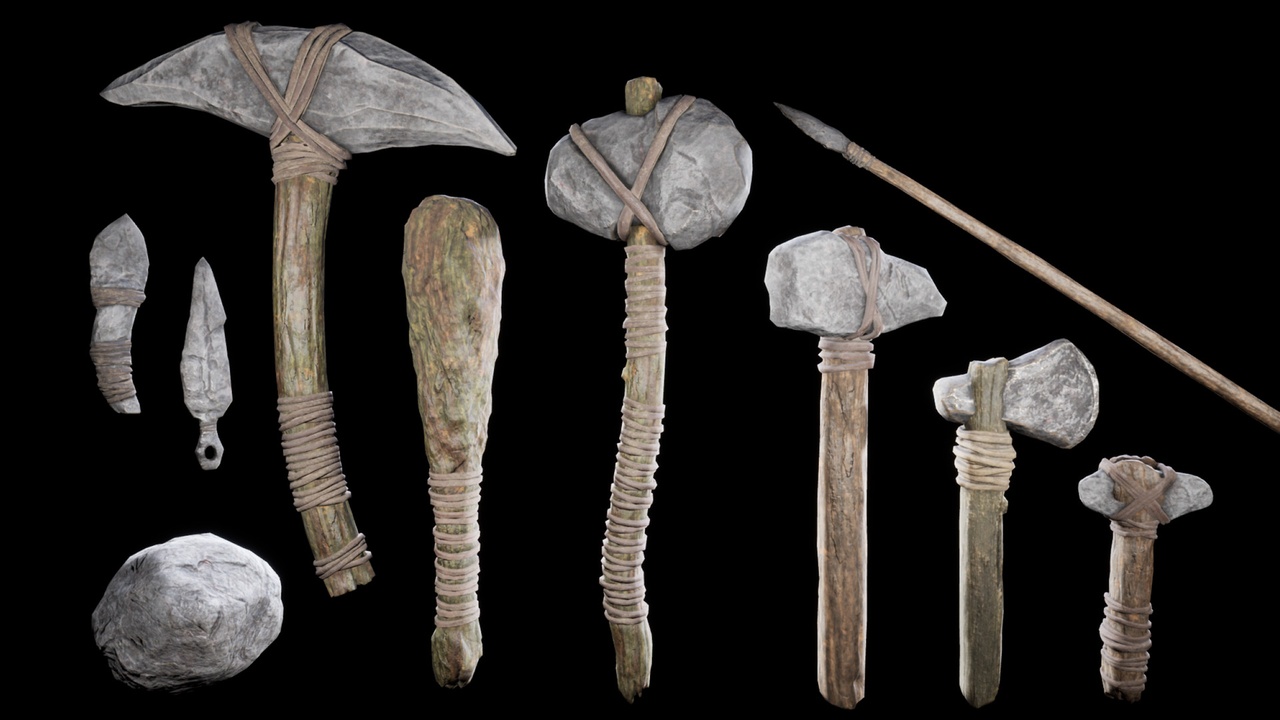 Media 1 for listing Stone Age Weapons