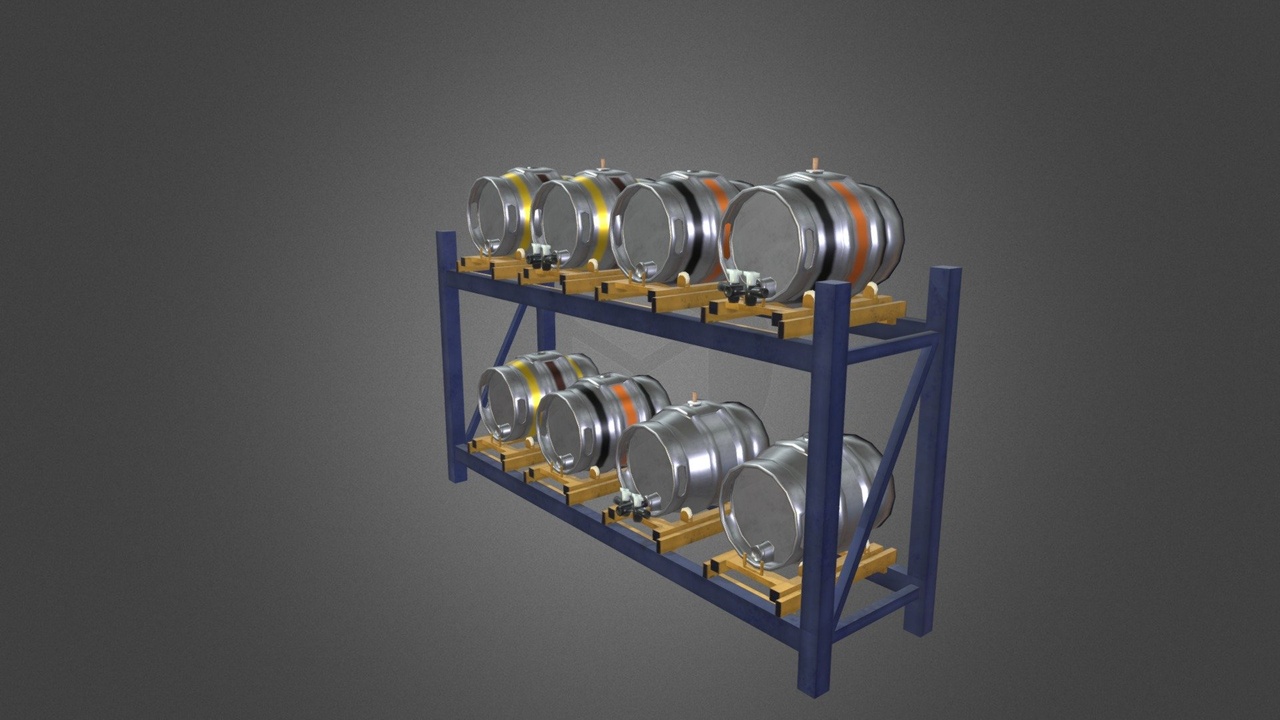 Media 1 for listing Cask Beverage Tilting Rack