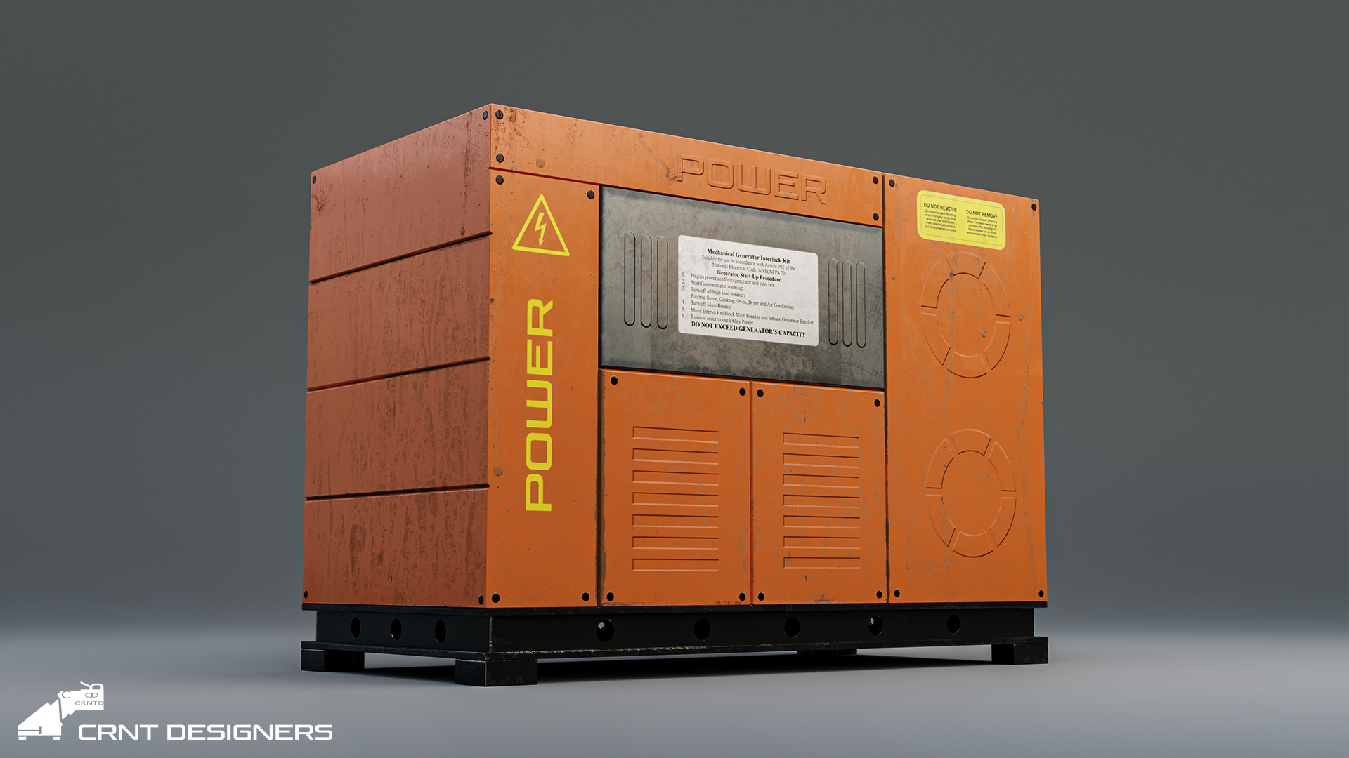 Power Generator Lowpoly 3D Model | Fab