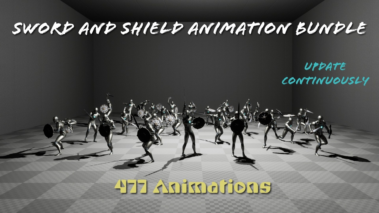 Medium 1 für Eintrag Sword and Shield Animation Bundle