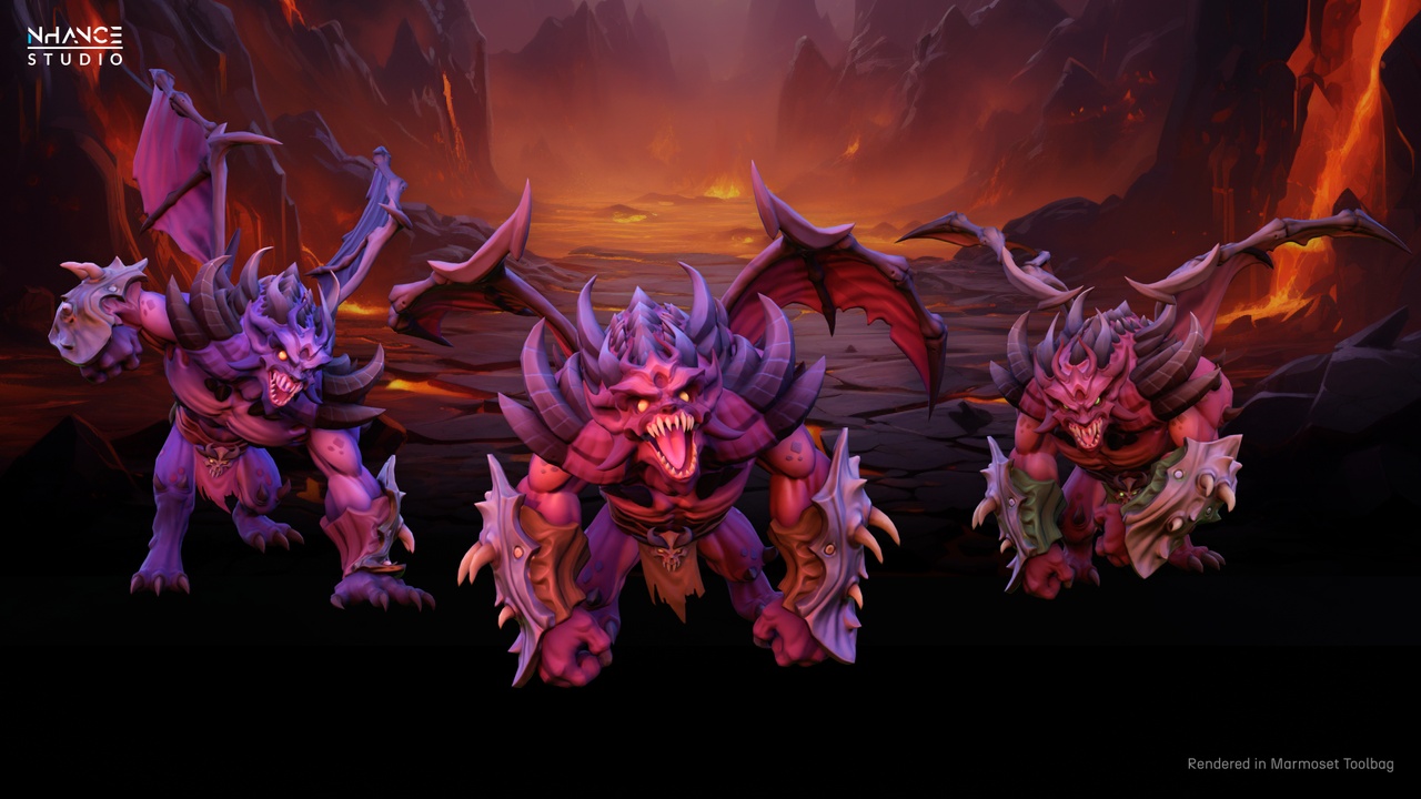 Media 1 for listing Stylized Demon Boss