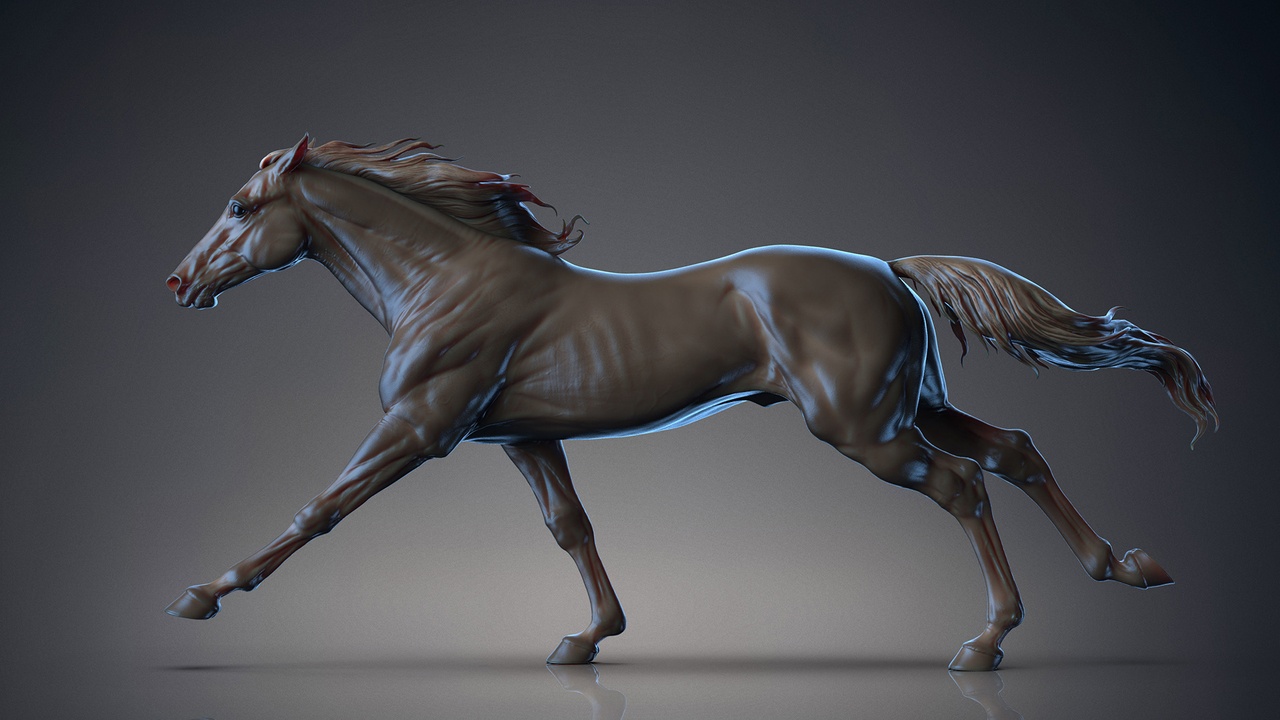 Media 1 for listing Racehorse | 3D Sculpting