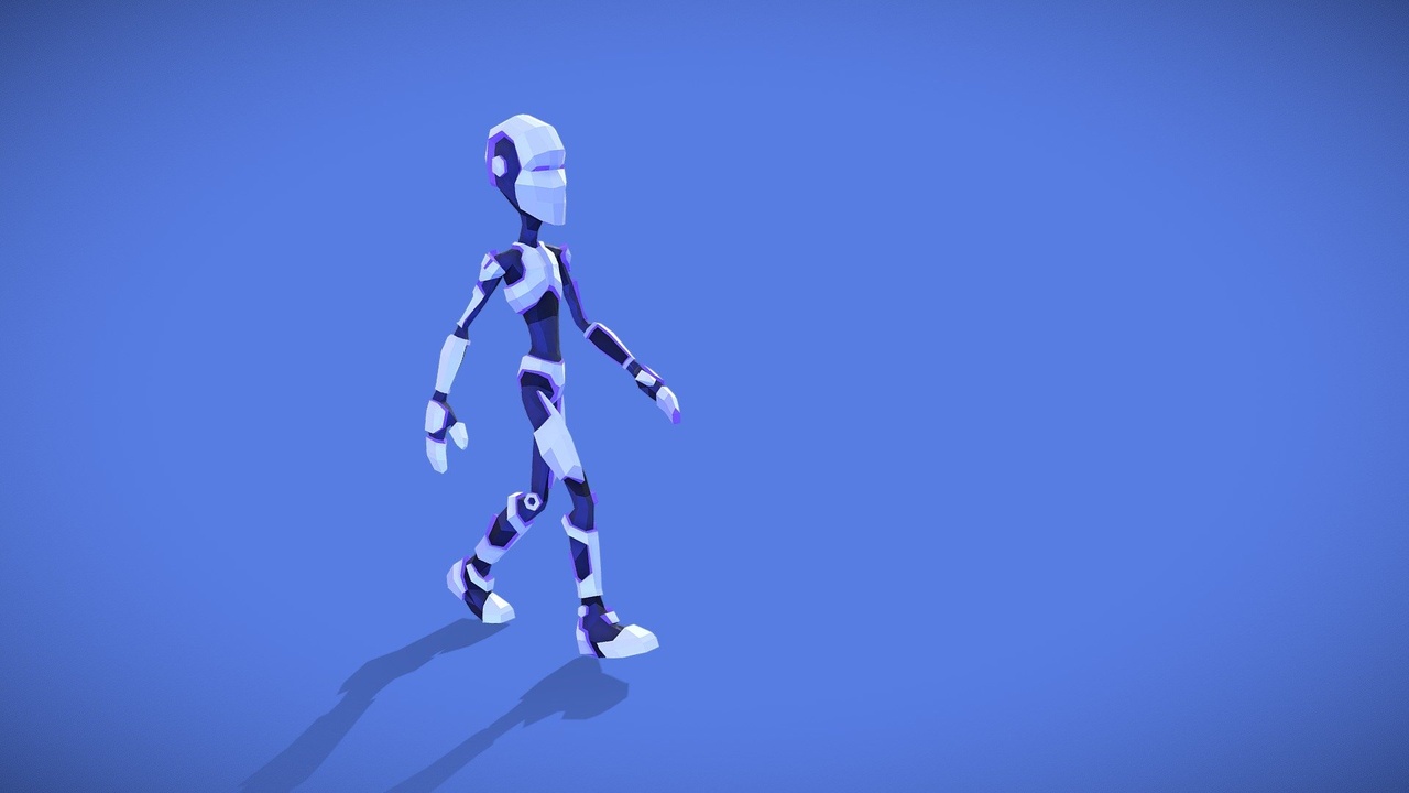 Media 1 for listing Low Poly Humanoid Robot