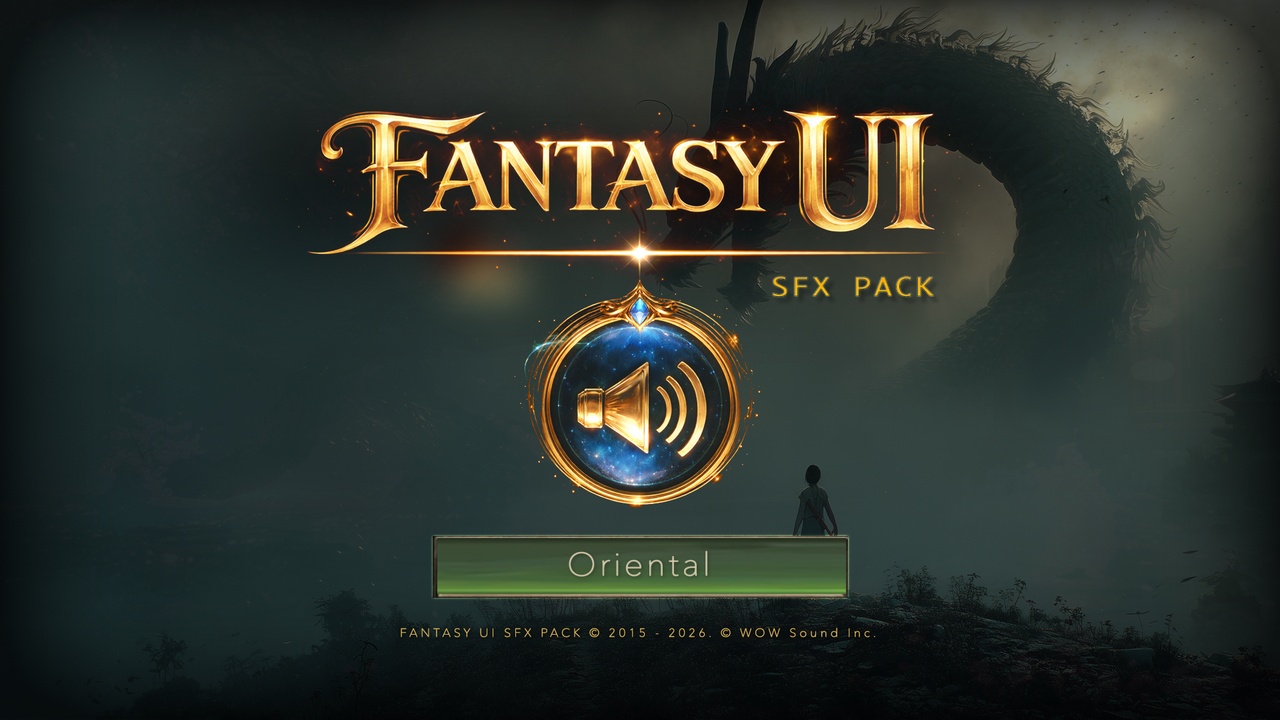 Media 1 for listing Oriental Fantasy UI Sound Effects Pack