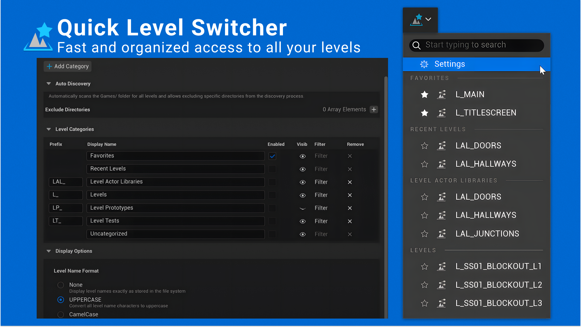 Quick Level Switcher Pro | Fab