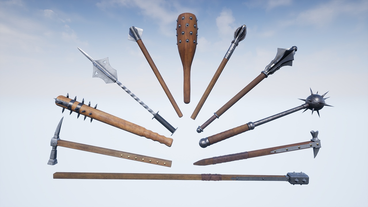 Media 1 for listing Weapons Series - Maces - Mini Pack