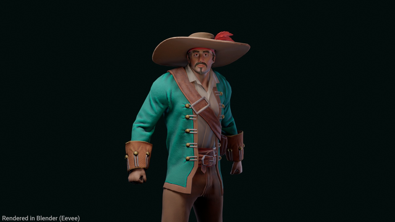 Media 1 for listing Stylized Pirate 2