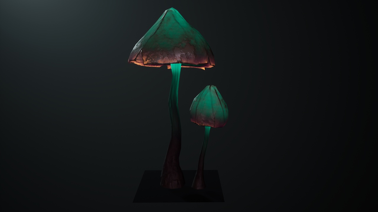 Média 1 pour l'article Glowing fantasy Mushrooms