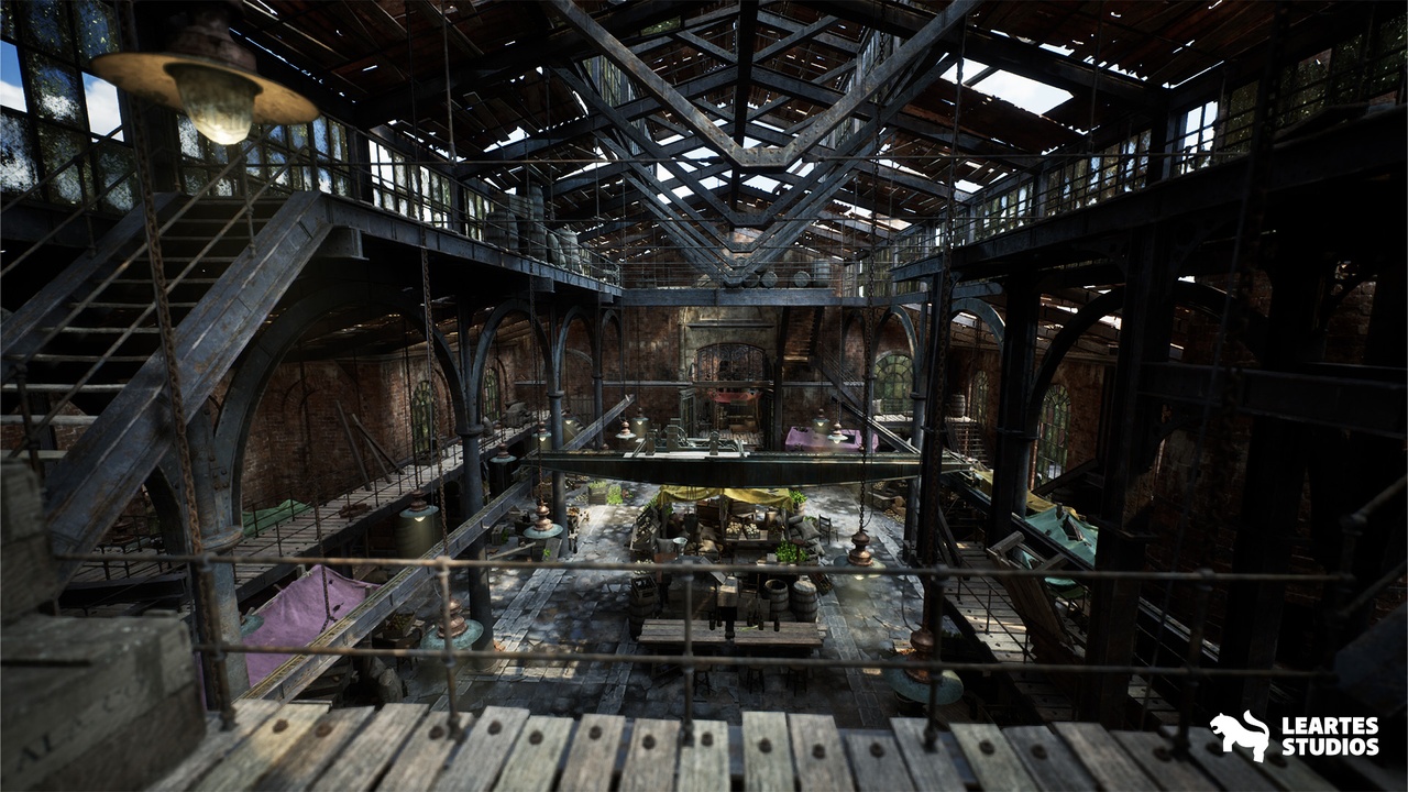 商品 Victorian Market in Abandoned Factory Building ( Victorian Market Abandoned ) 的媒体 1
