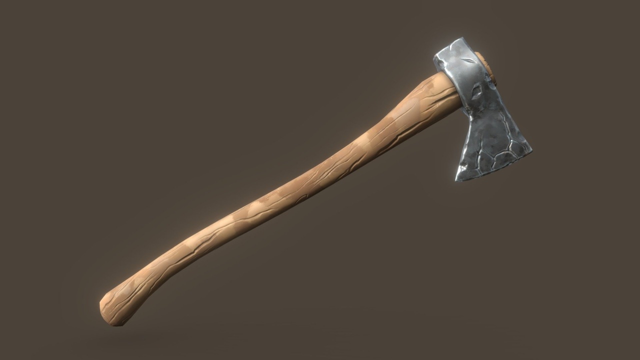 商品 Stylized Chopping Axe 的媒体 1