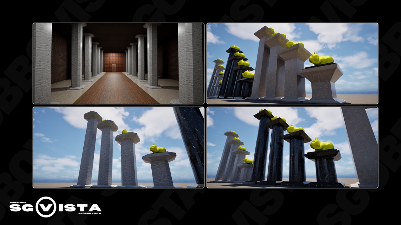 商品 Historical Pillar Set – 12 Pillars (4 Heights per Tier) 的媒体 1