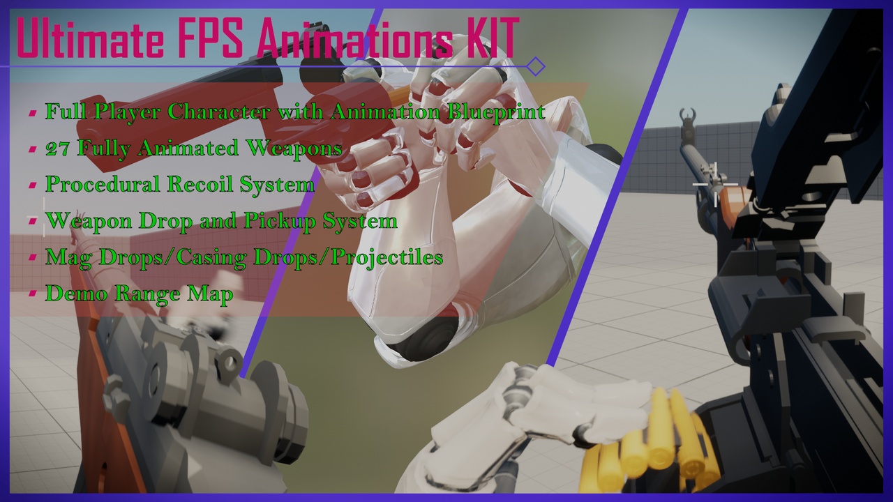 商品 Ultimate FPS Animations Pack 的媒体 1