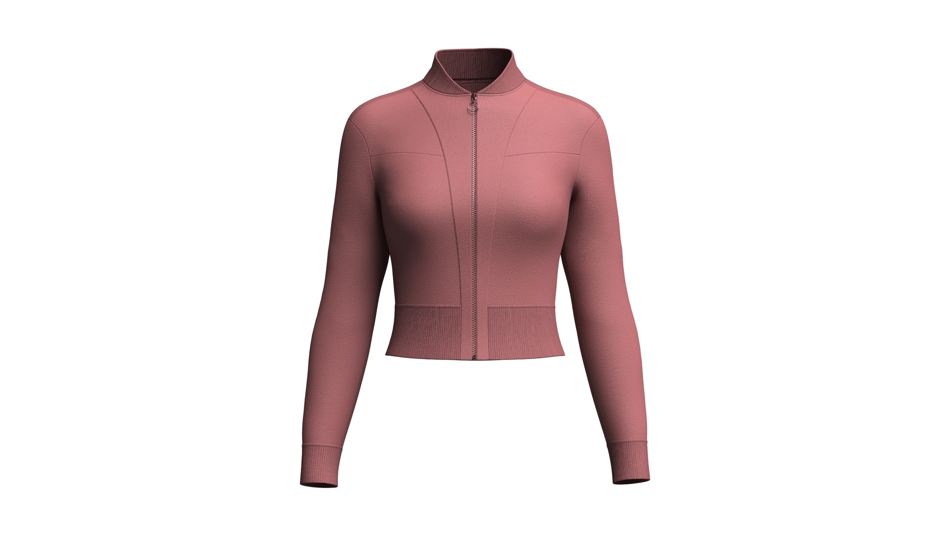 Media 1 for listing Girls Crop Active Jacket | High Poly