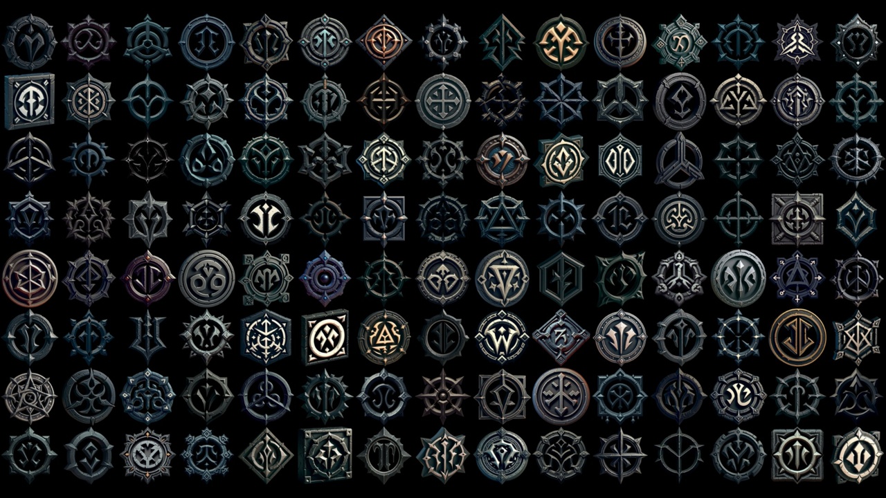 Media 1 for listing Hi-Def Runes 2 - 1200+Sprites