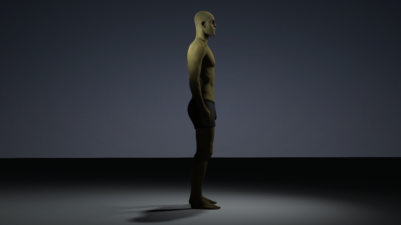 Media 1 for listing Sci-Fi Human Alien Character – Animation Ready | 4K PBR