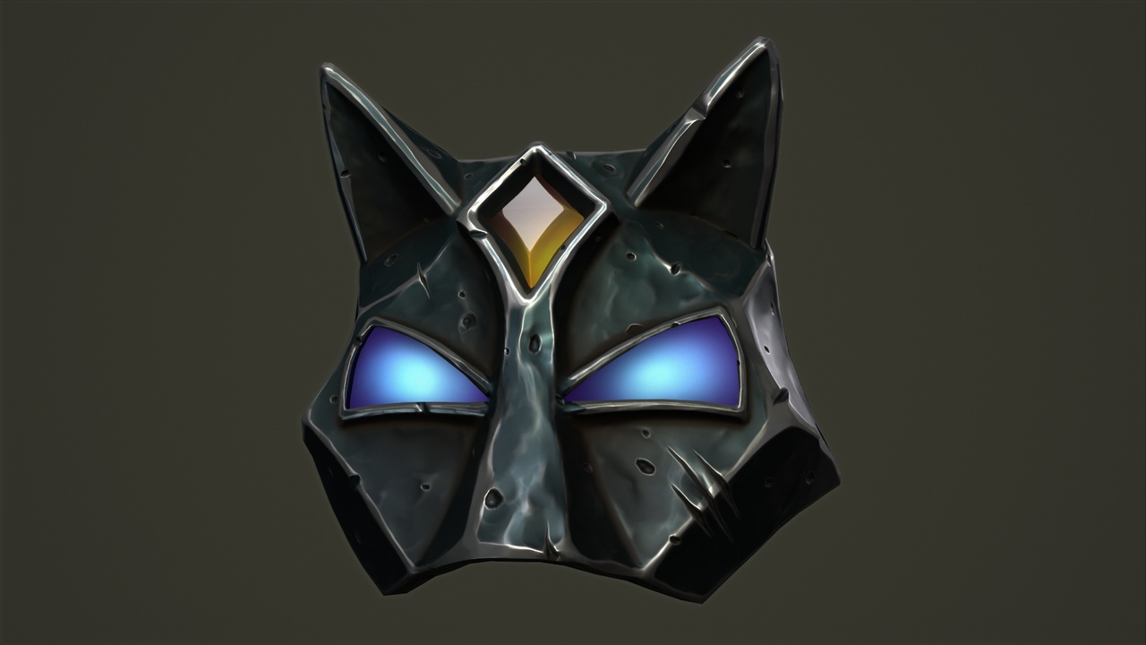 Media 1 for listing Wolf mask