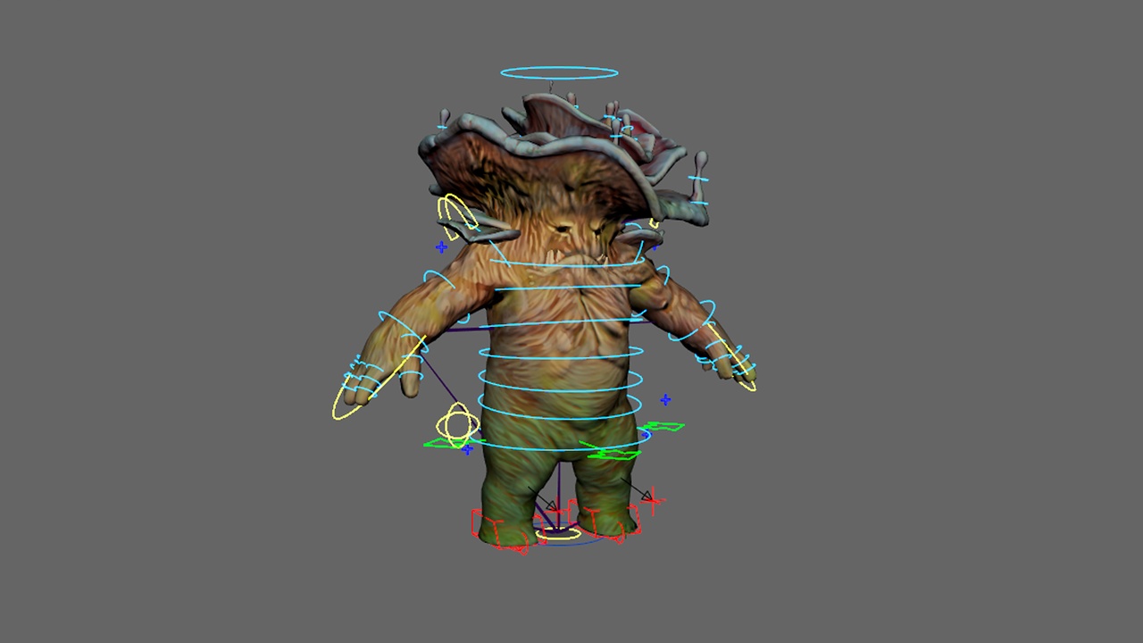 Media 1 for listing Giant Mushroom MAYA RIG
