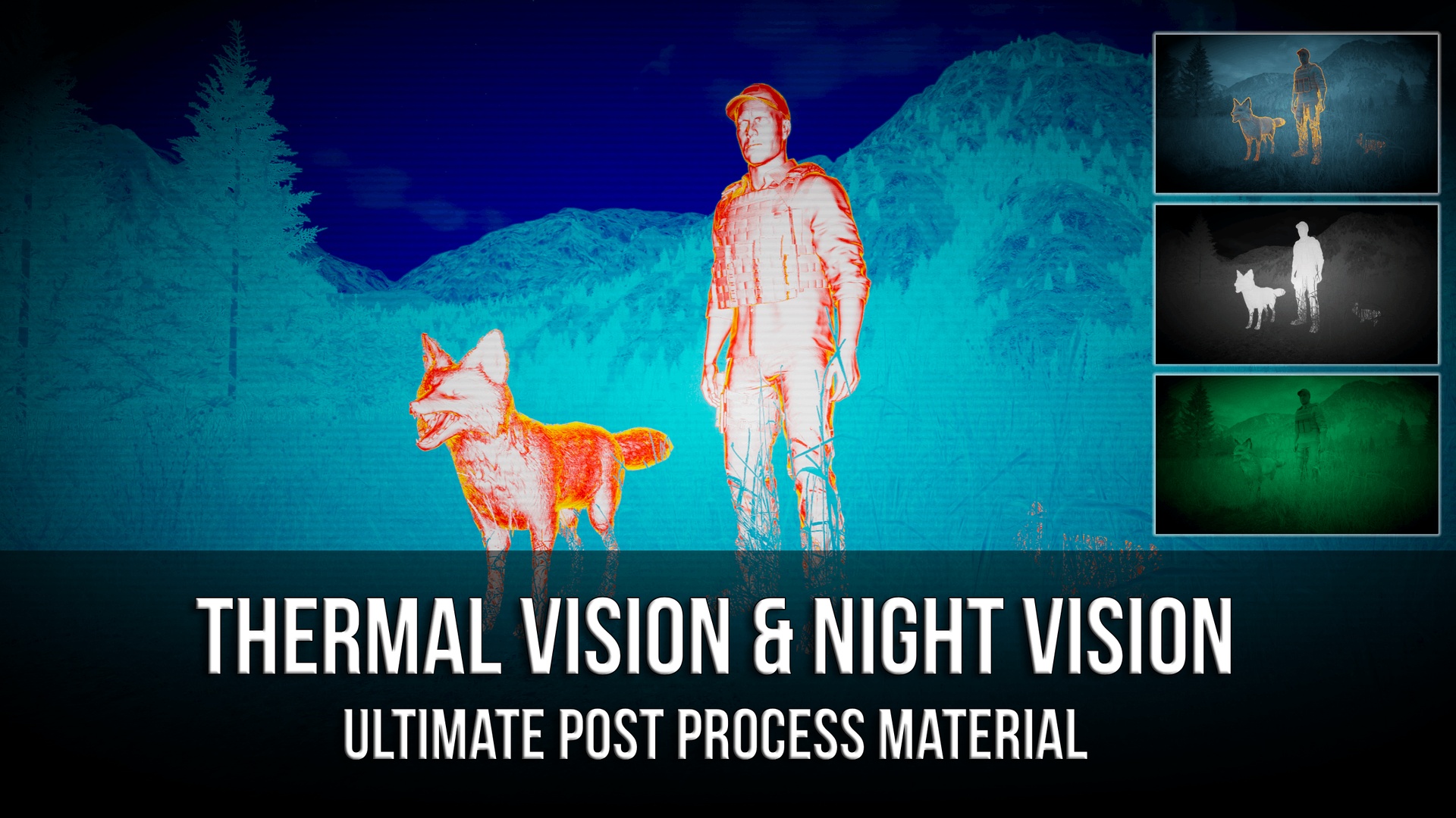 Media 1 for listing Thermal Vision & Night Vision - Ultimate Post Process Material