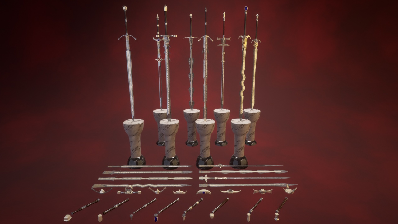 Media 1 for listing A Krojyn Kit - Modular Two Handed Swords