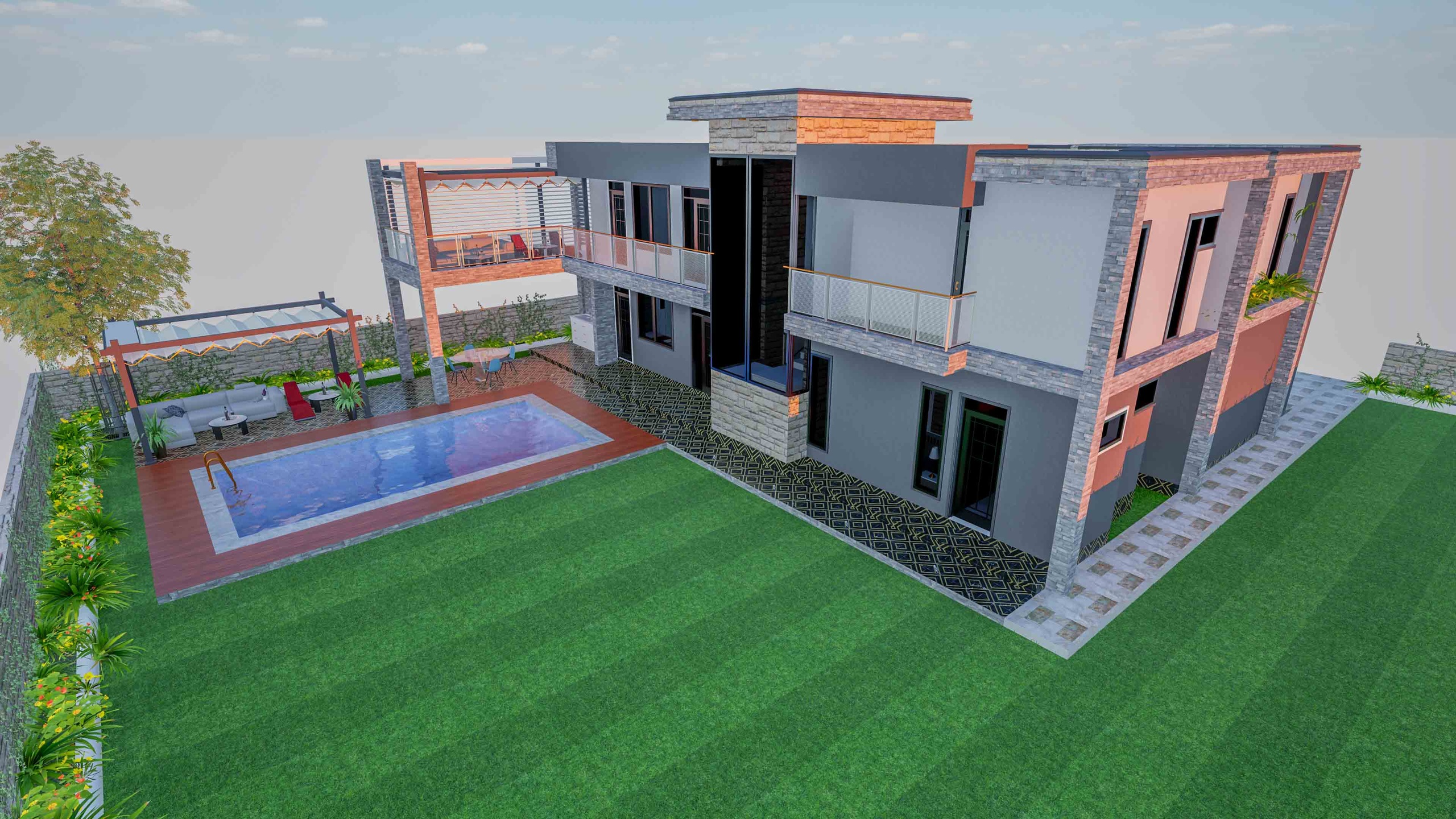 Media 1 for listing Mansion Exterior & Interior