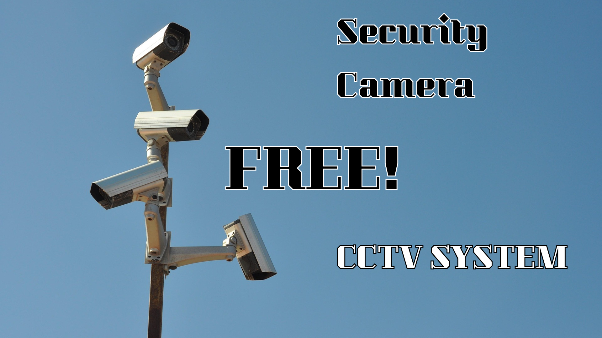 Free Realistic CCTV Security Camera System | Fab